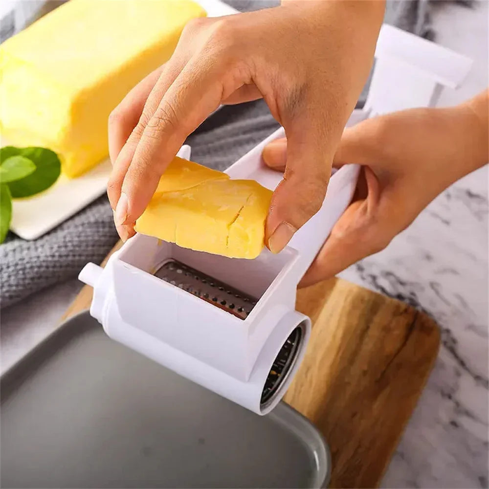 Rotating Cheese Grater β Hand-Cranked Kitchen Essential
