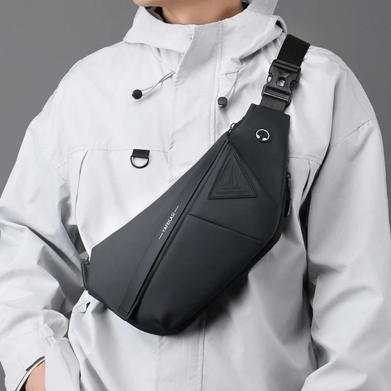 Baellerry Waterproof Chest Bag – Oxford Crossbody Sling for Travel & Cycling