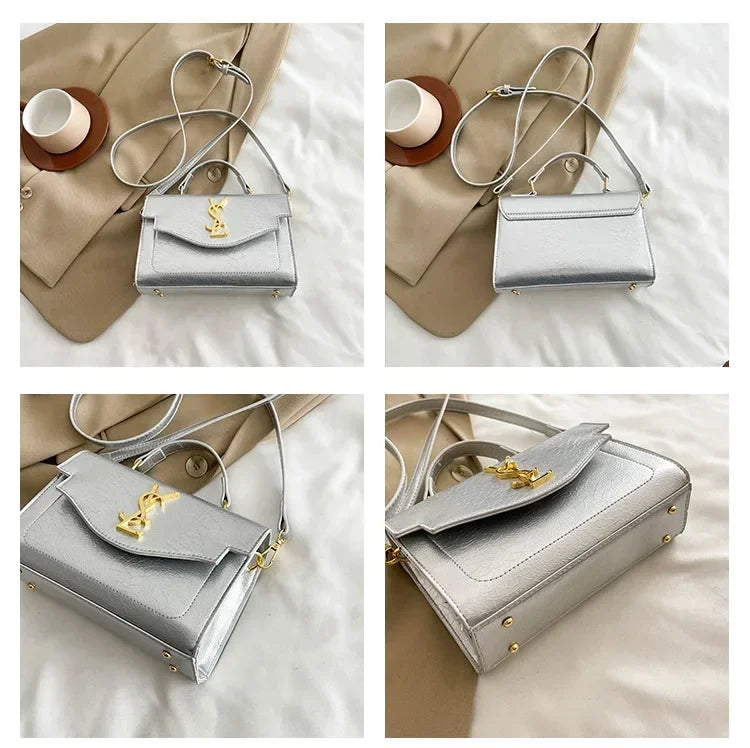 New Arrival 2025 Spring: Structured Textured Crossbody - Envelope Style, Detachable Chain, Women's Purse for Work & Events