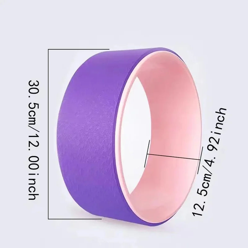 Yoga Wheel Open Back Yoga Equipment Fitness Yoga Wheel Backbent Roller Loop Home Pilates Circle