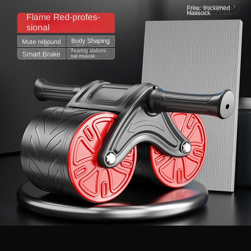 Automatic Rebound Abdominal Roller with Mute Function