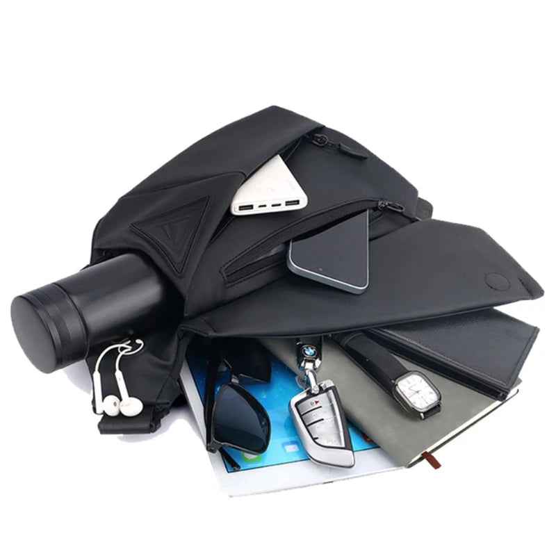 Baellerry Waterproof Chest Bag – Oxford Crossbody Sling for Travel & Cycling