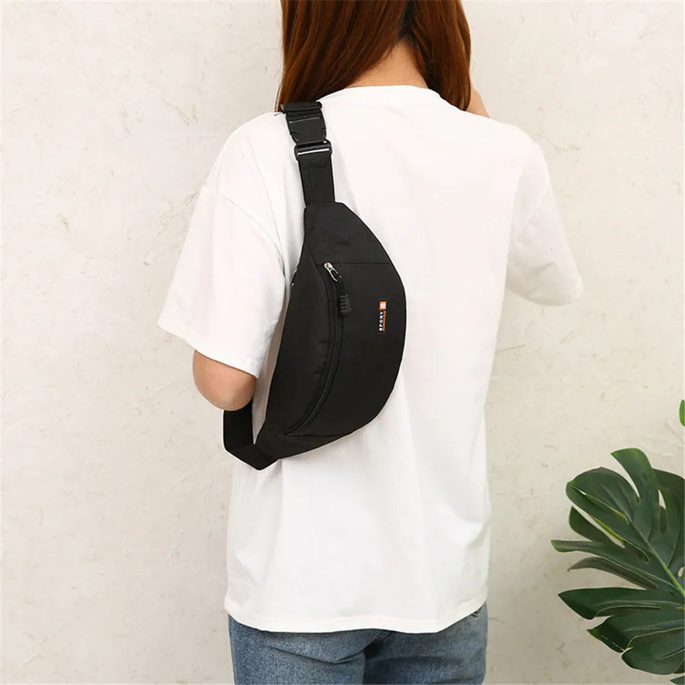 Unisex Fanny Pack Waist Bag - Versatile Crossbody Sports Bag