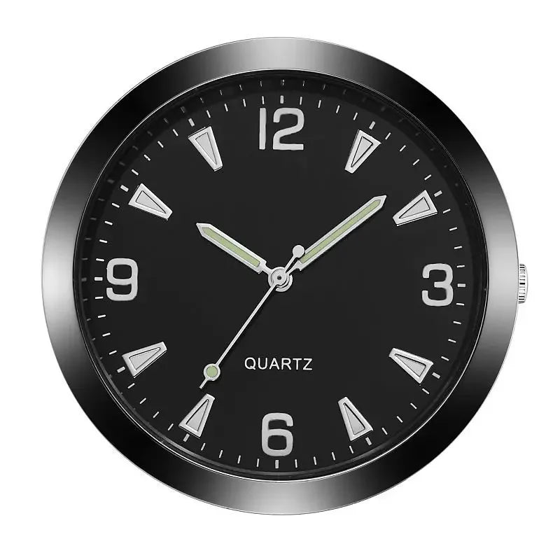 Luminous Car Dashboard Clock – Waterproof Mini Timepiece