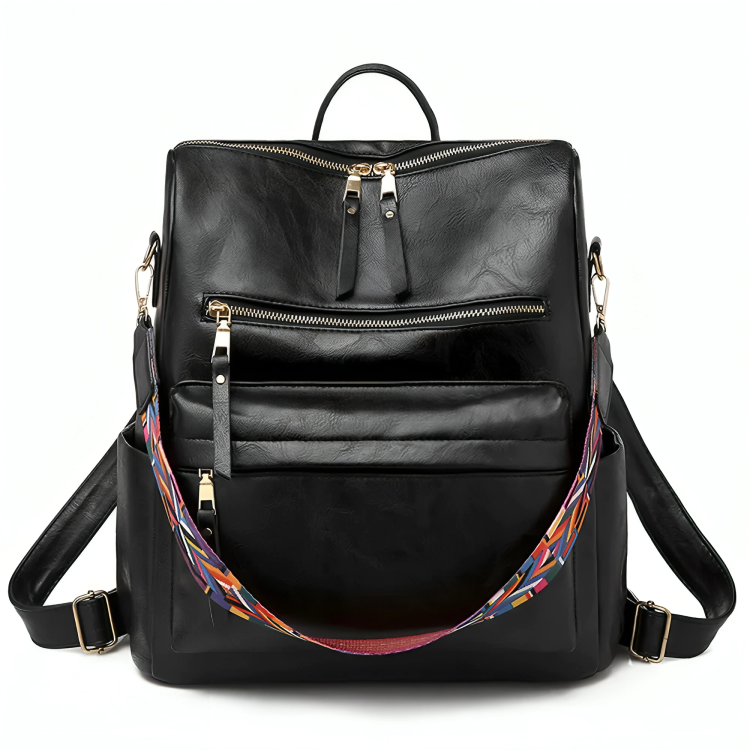 PU leather leopard snake fashionable ladies bags handbag backpacks for girls