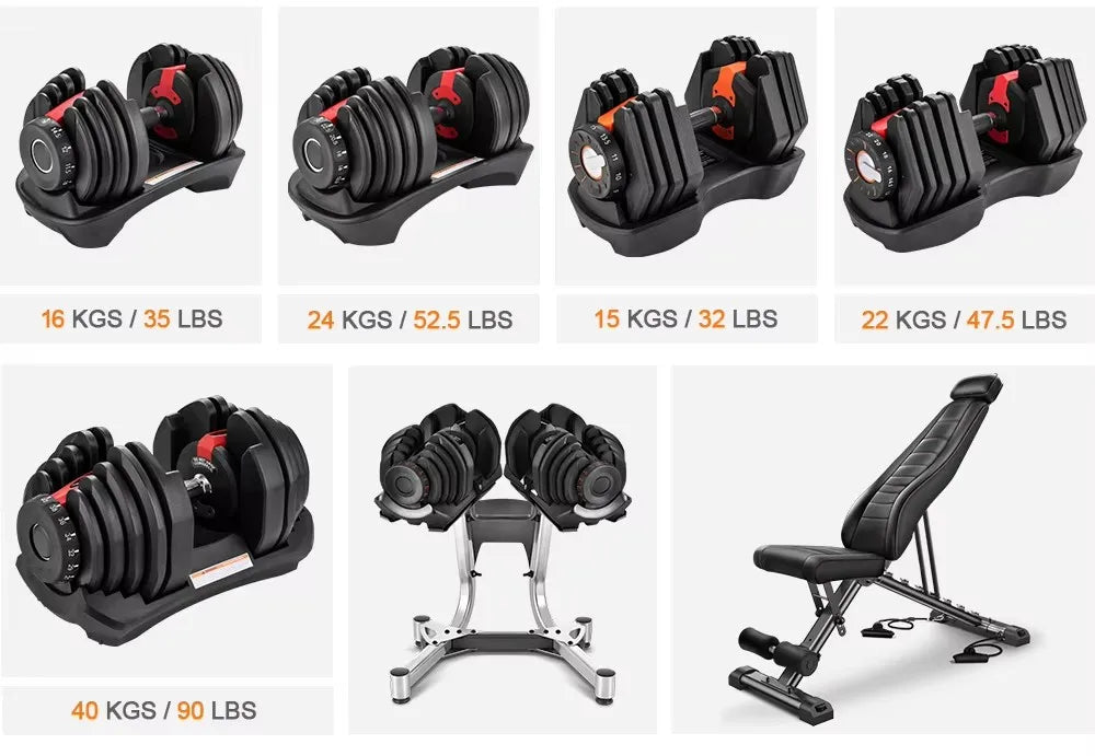 Adjustable Multifunctional Dumbbell Set