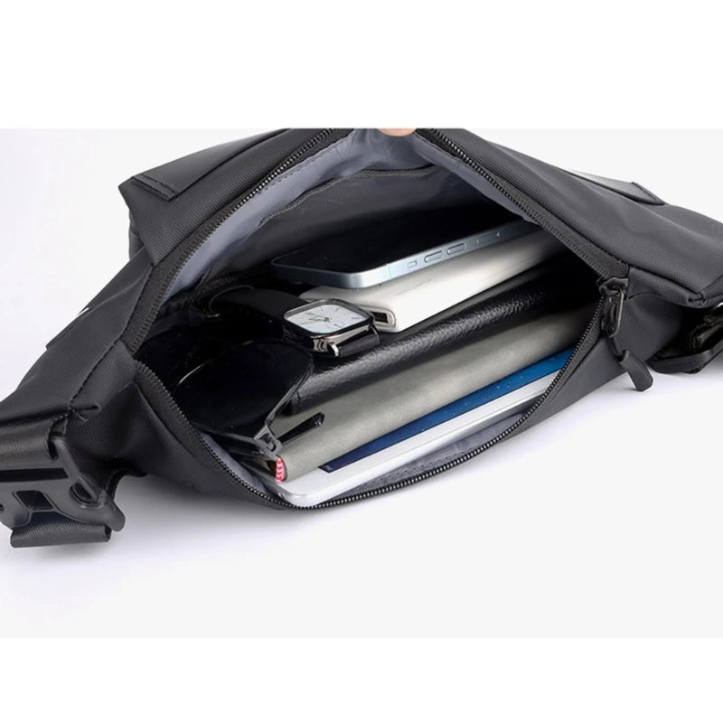 Baellerry Waterproof Chest Bag – Oxford Crossbody Sling for Travel & Cycling