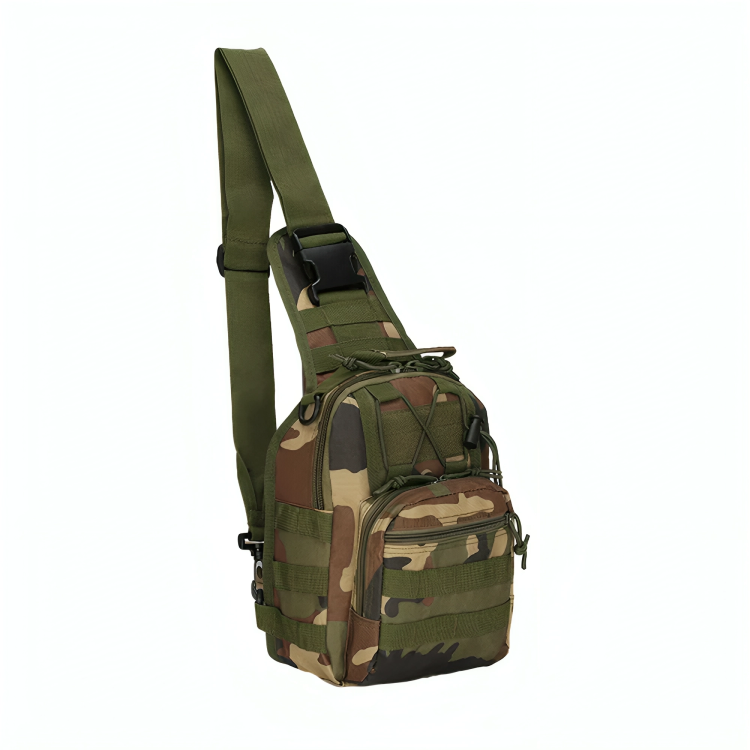 Outdoor Tactical Bag Backpack, Military Sport Bag Pack Sling Shoulder Backpack Tactical Satchel for Every Day Carry-Green (Khakhi)