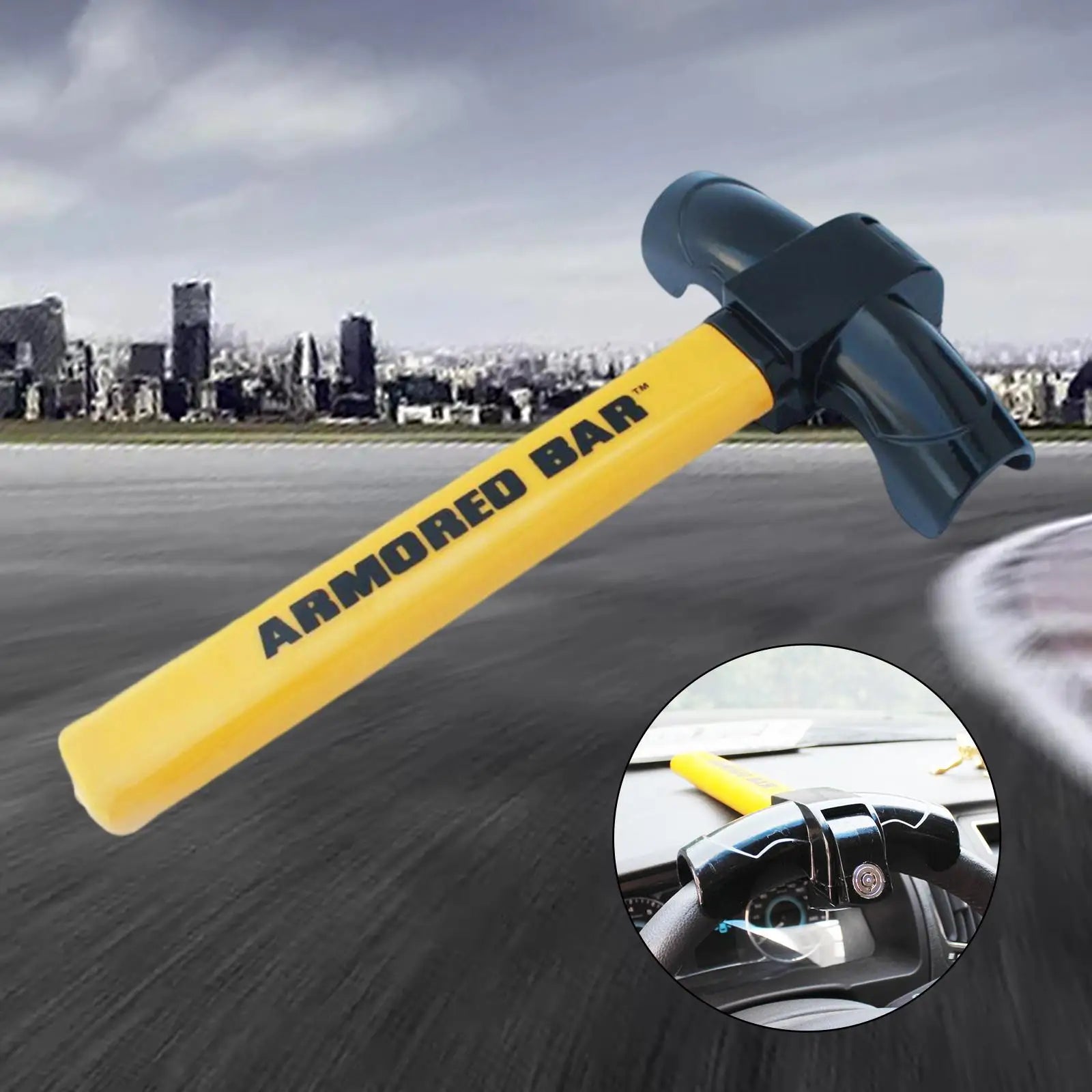 Anti-Theft Steering Wheel Lock with Keys