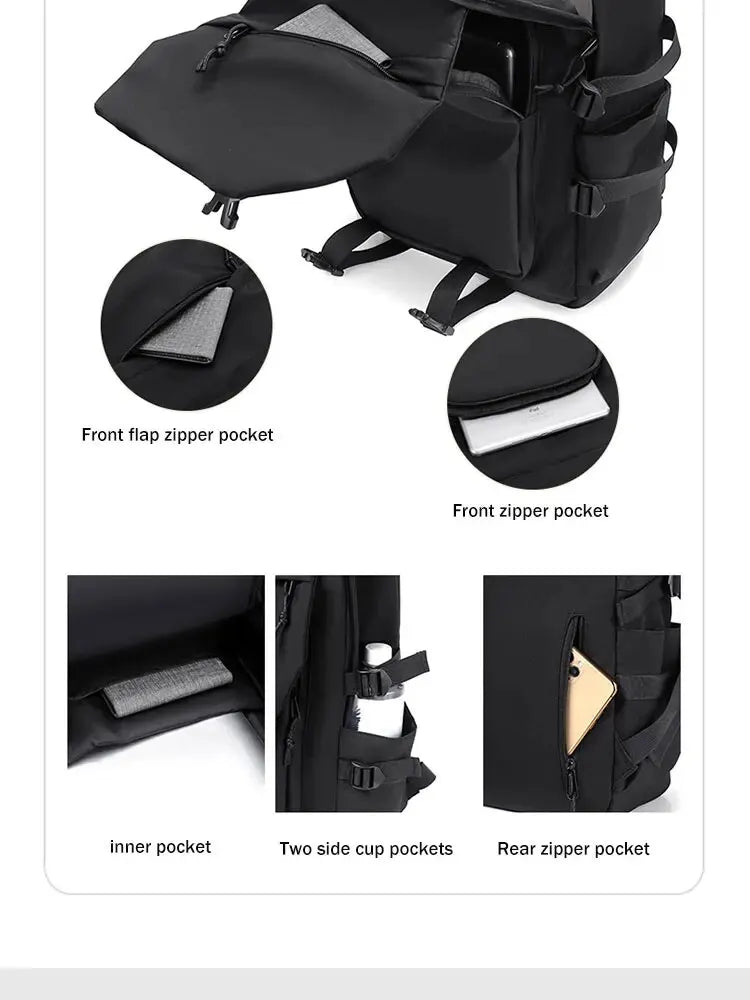 Men's Backpack High Quality Laptop Backpack High-capacity Waterproof Travel Bag Fashion School Backpacks for Men