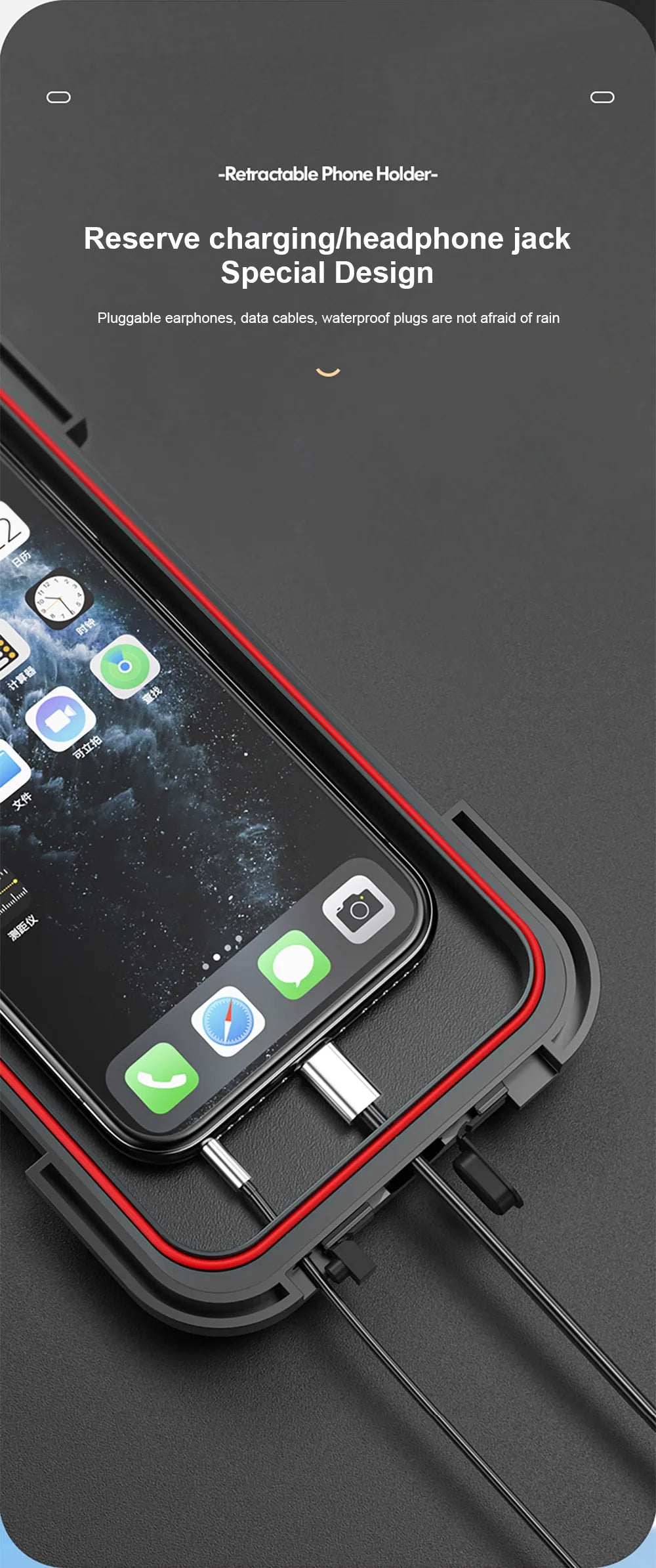 Waterproof Motorcycle Phone Holder