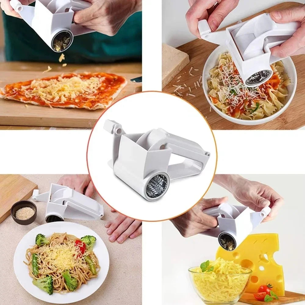Rotating Cheese Grater β Hand-Cranked Kitchen Essential