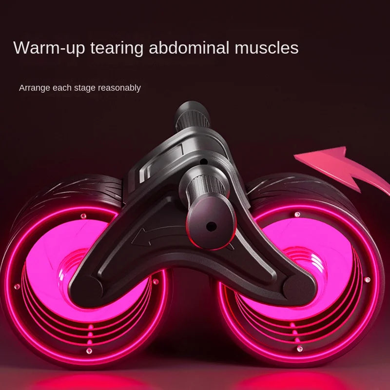 Automatic Rebound Abdominal Roller with Mute Function