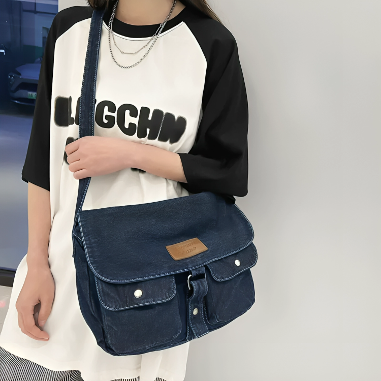 Japanese Harajuku Preppy Crossbody Bag Aesthetic Kawaii Shoulder Bag Cottagecore Coquette Messenger Bag Cute Stuff