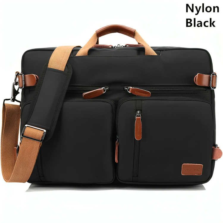 Laptop Bag Convertible Backpack Bussiness Office Briefcase Shoulder Bag Messenger Bag Computer and Tablet Carrying Case for Men and Women Work School Travel
