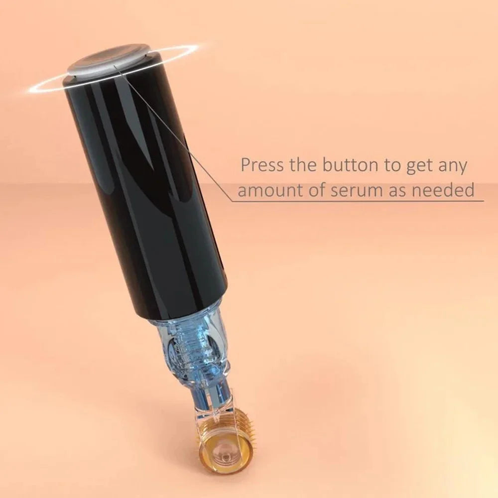 105 New Skin Hydration Roller Micro Infusion System Oil Delivery Lip Plumper Face Brow Hair Scalp Serum Applicator Beauty Tool