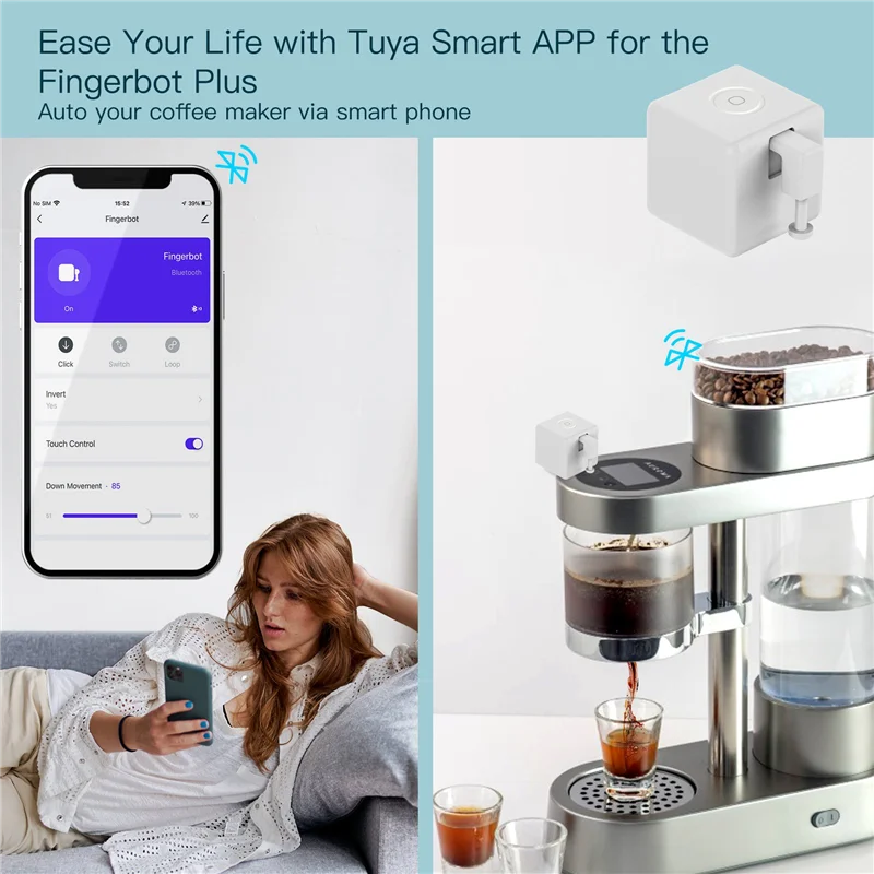Smart Fingerbot Switch Pusher – Bluetooth Remote Control