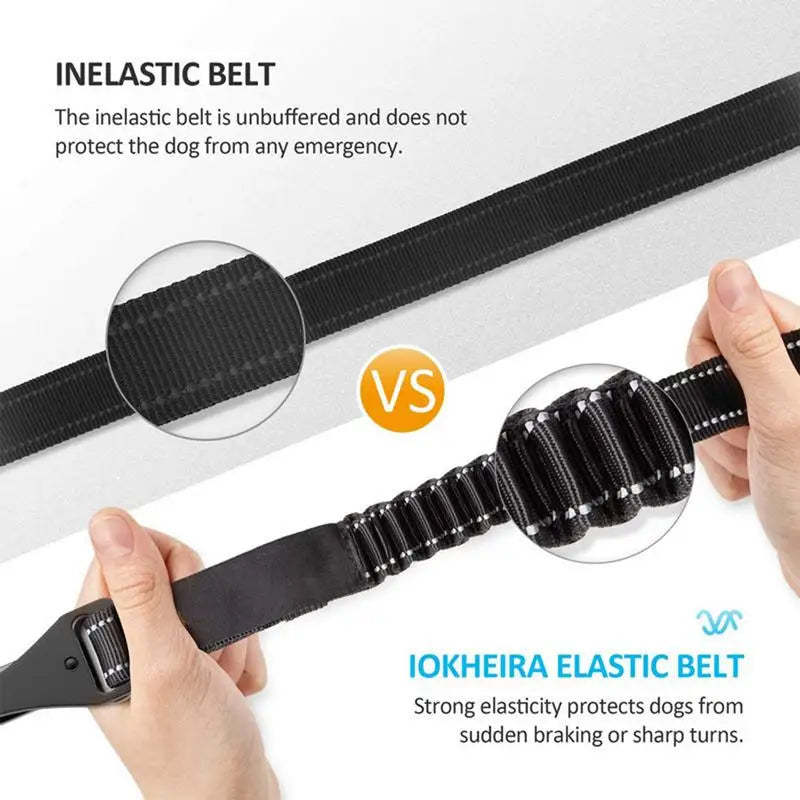 Adjustable Dog Safety Belt Leash - Nylon Car Restraint for Small & Large Dogs
