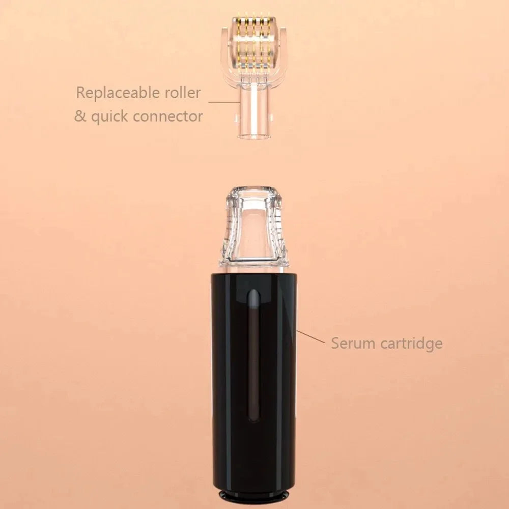 105 New Skin Hydration Roller Micro Infusion System Oil Delivery Lip Plumper Face Brow Hair Scalp Serum Applicator Beauty Tool