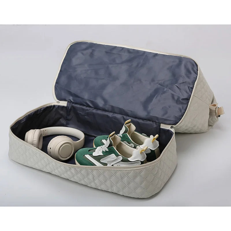 Weekender Bags for Women Travel, Carry on Overnight Bag Weekender Bag with Shoe Compartment and Wet Pocket Travel Duffle Bag with Toiletry Bag Gym Travel Versatile Luggage Bag