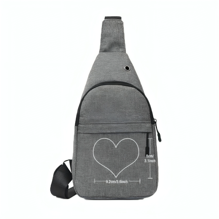 Unisex Mini Chest Pack Short Travel Messenger Sling Bag Man Shoulder Chest Bag Painting Diamond Pattern Printing Crossbody Bags