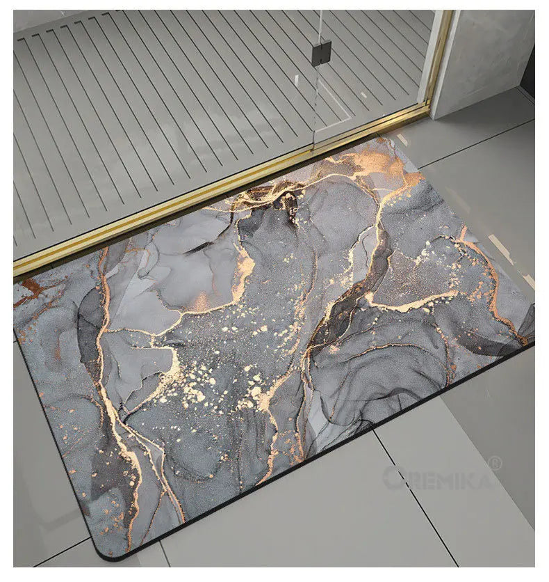 Stone Bath Mat - Non-Slip & Super Absorbent