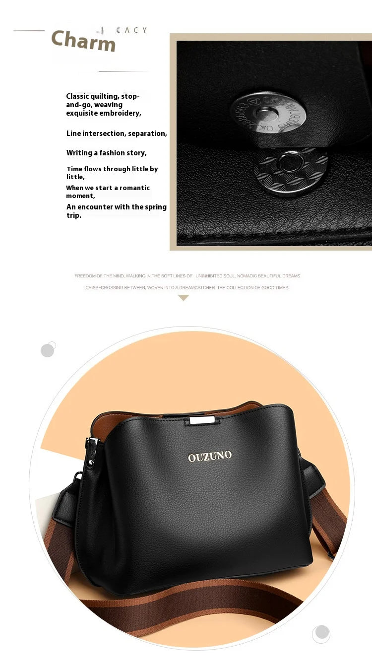 New Crossbody Bag For Women, Trendy, Fashionable And Elegant, Single-Shoulder Bag, Large-Capacity Women's Bag