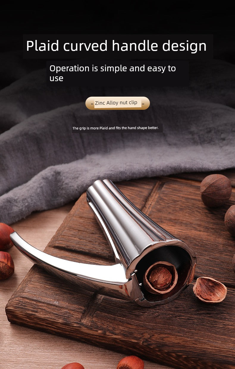 Zinc Alloy Clip Mouth Gag Peel Nuts Pecan