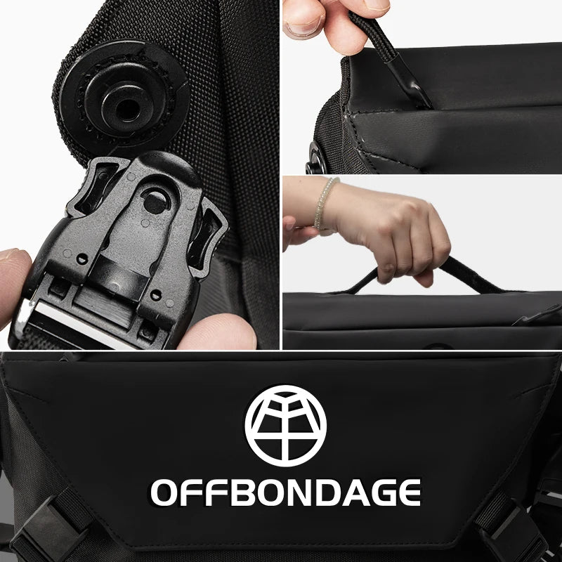 OFFBONDAGE Messenger Sling Bag – Crossbody Laptop & Shoulder Satchel