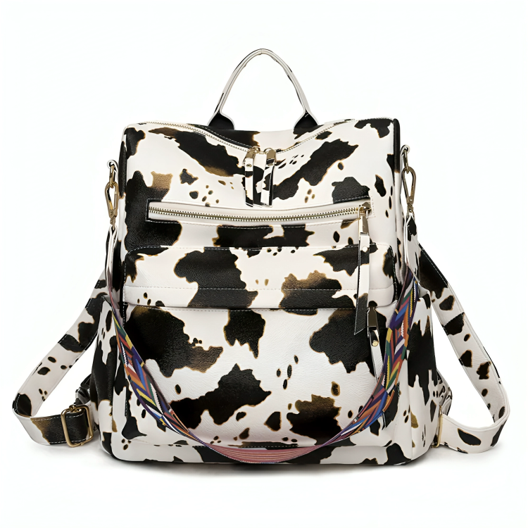 PU leather leopard snake fashionable ladies bags handbag backpacks for girls