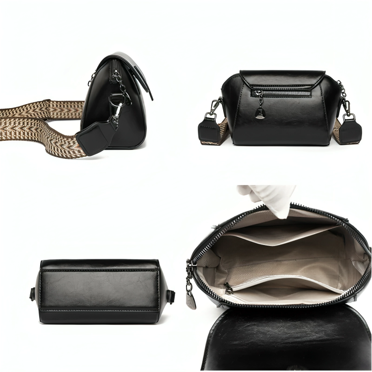 Evening Bags Women Shoulder Bag Casual Leather Handle Vintage Crossbody Zipper Clutches Waterproof Tote Clutch Purse