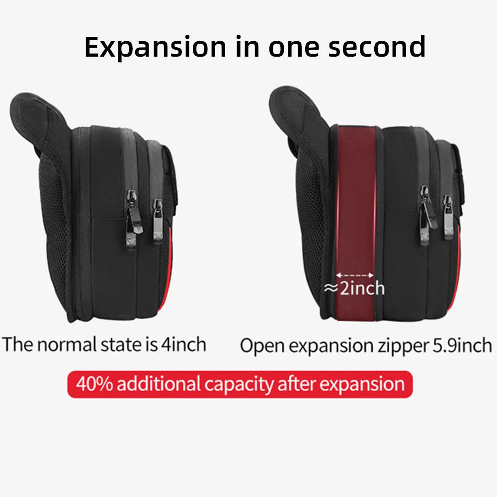 Motorcycle Leg Bag with LED Light – Waterproof Drop Waist & Thigh Bag for Riding, Racing, and Touring
