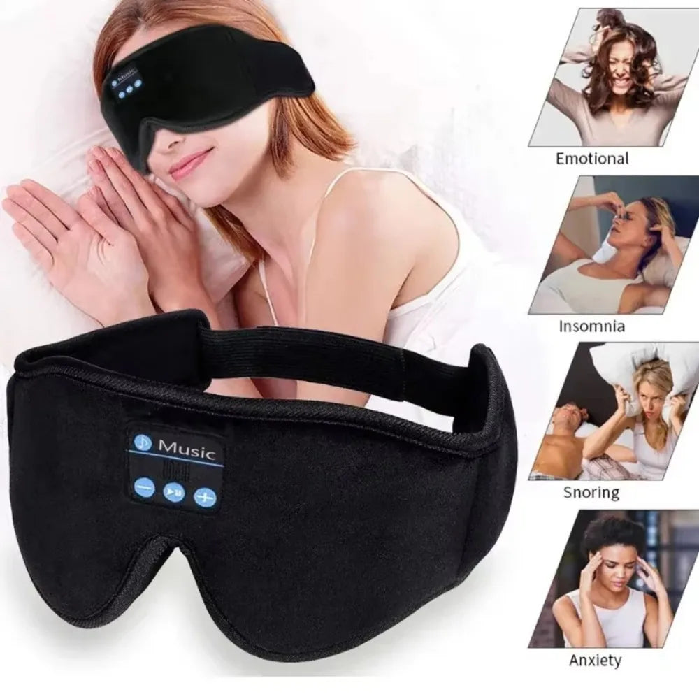 Stereo Wireless 3D Eye Mask with Bluetooth 5.0