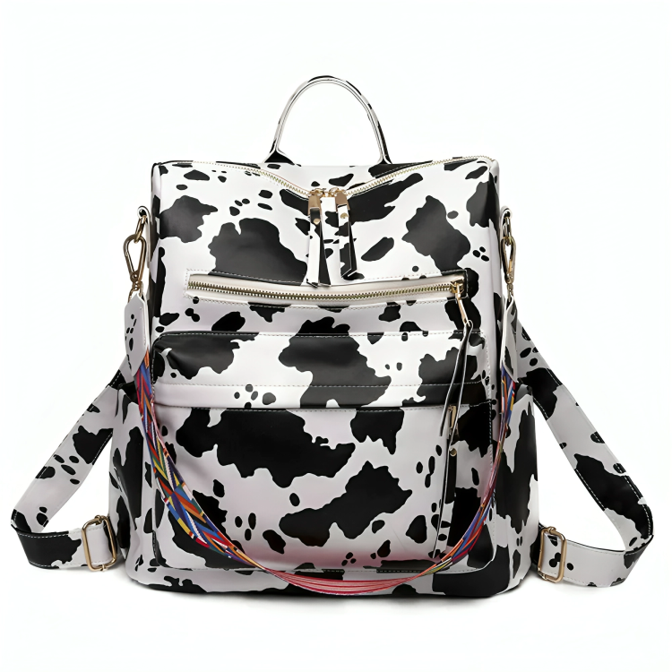 PU leather leopard snake fashionable ladies bags handbag backpacks for girls