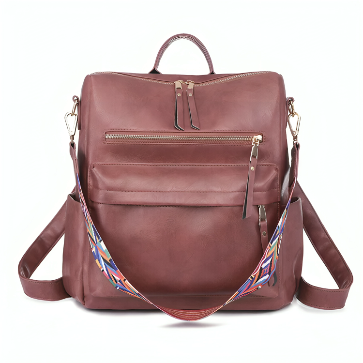 PU leather leopard snake fashionable ladies bags handbag backpacks for girls