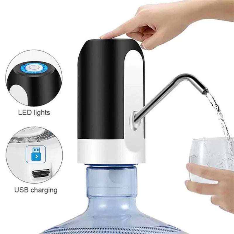 Universal Electric Water Pump for Gallon Bottles – USB Charging