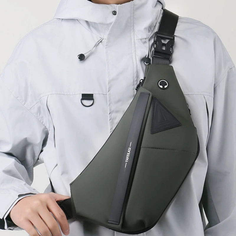 Baellerry Waterproof Chest Bag – Oxford Crossbody Sling for Travel & Cycling