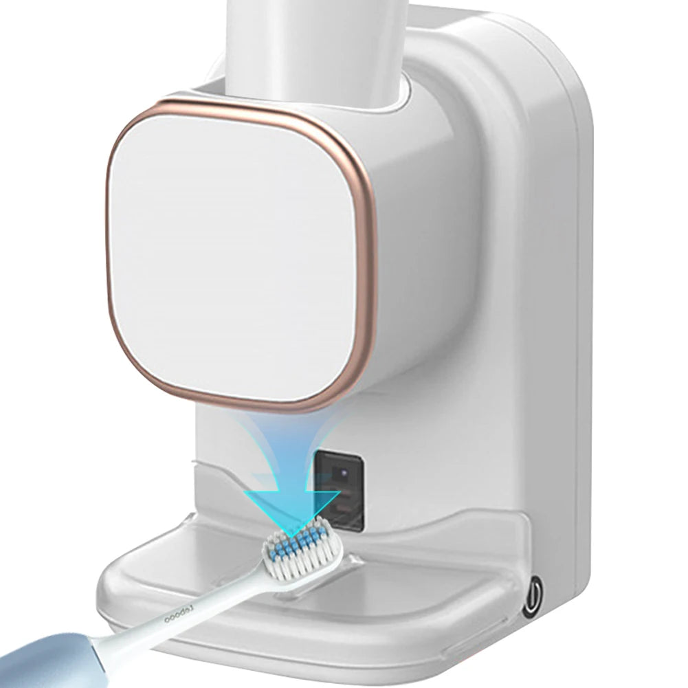 Automatic Toothpaste Dispenser - USB Rechargeable & Self-Adhesive Squeezer