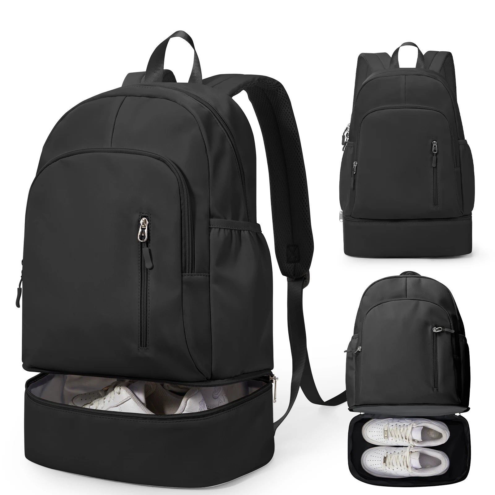 Sports Backpack for Women Men Gym Backpack with Shoe Compartment Foldable Travel Backpack Waterproof Sport Bag for Swimming Yoga