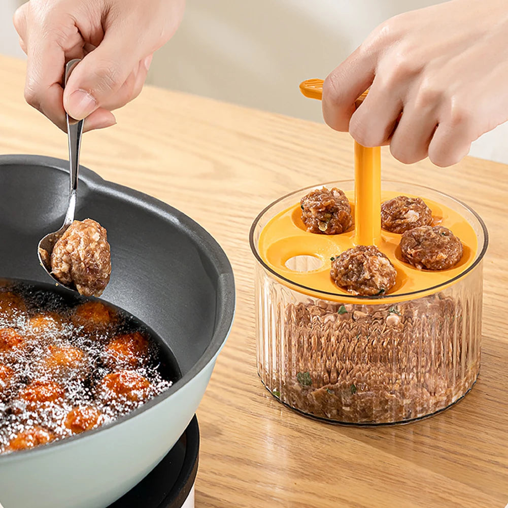 Translucent Manual Meatball Maker - 5 Balls at a Time