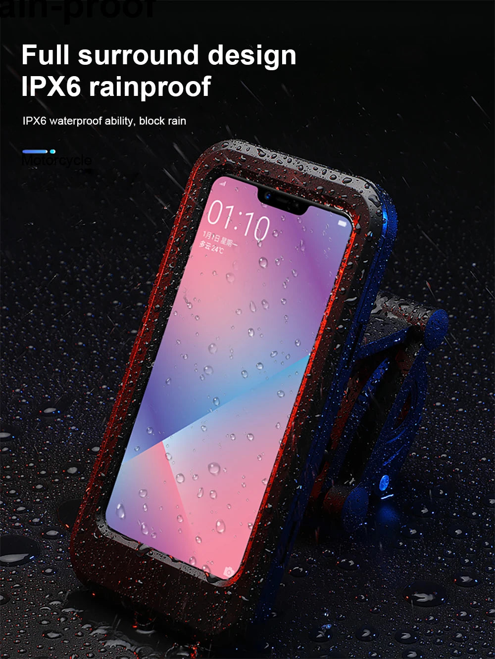 Waterproof Motorcycle Phone Holder