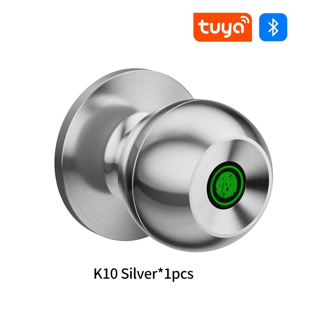 Smart Fingerprint Door Knob Lock