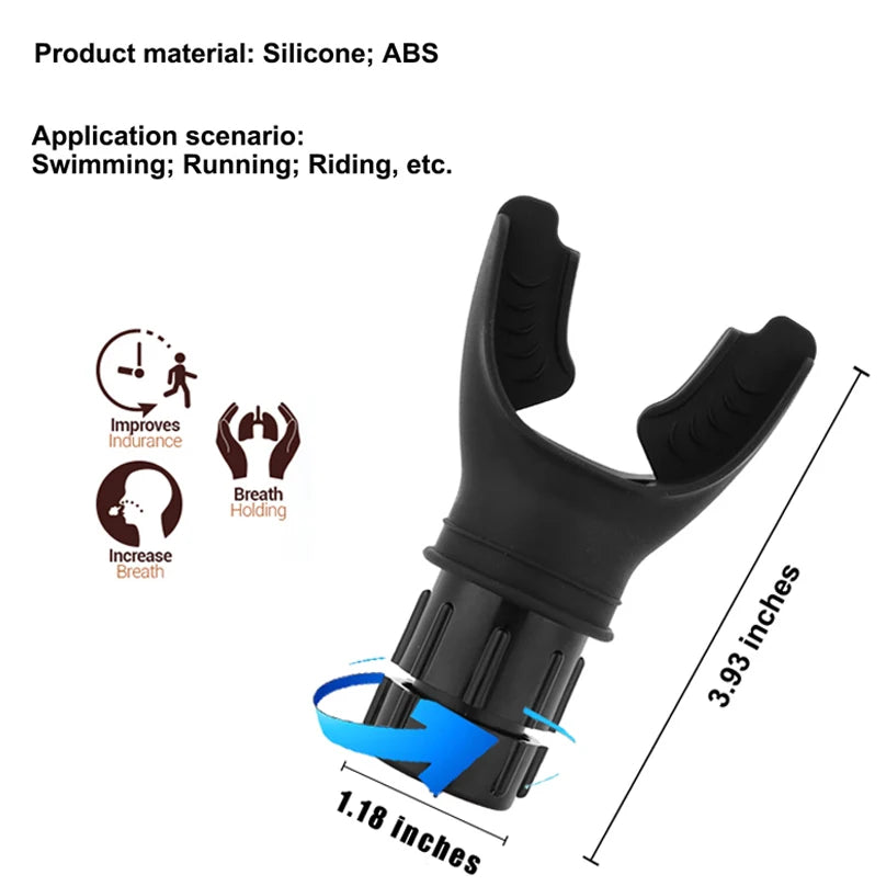 Breathing Trainer – Adjustable Lung Capacity Exerciser