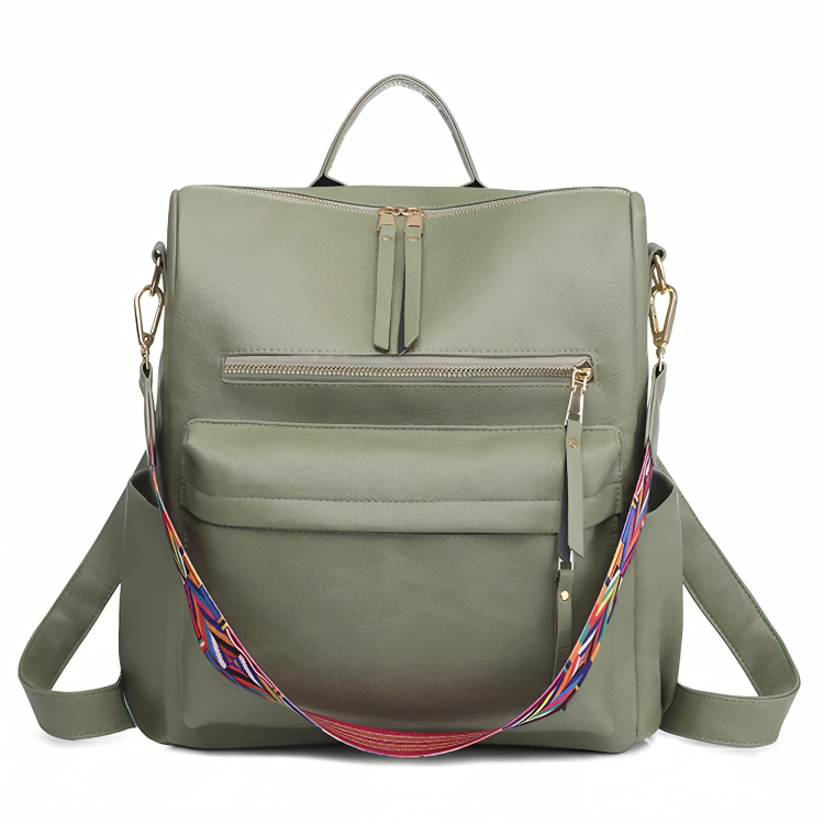 PU leather leopard snake fashionable ladies bags handbag backpacks for girls