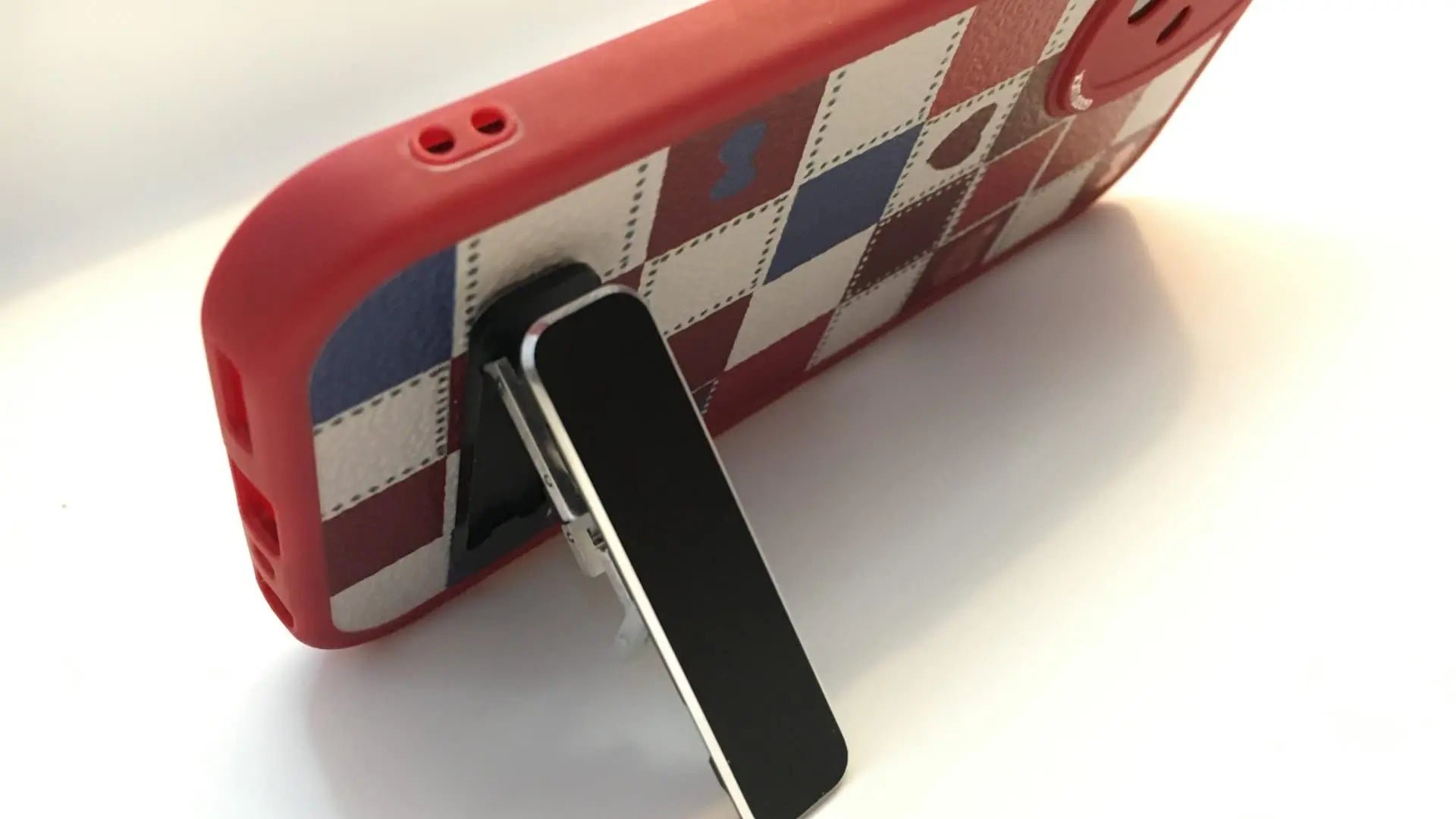 2-Piece Adjustable Cell Phone Holder - Foldable Stand for Desktop
