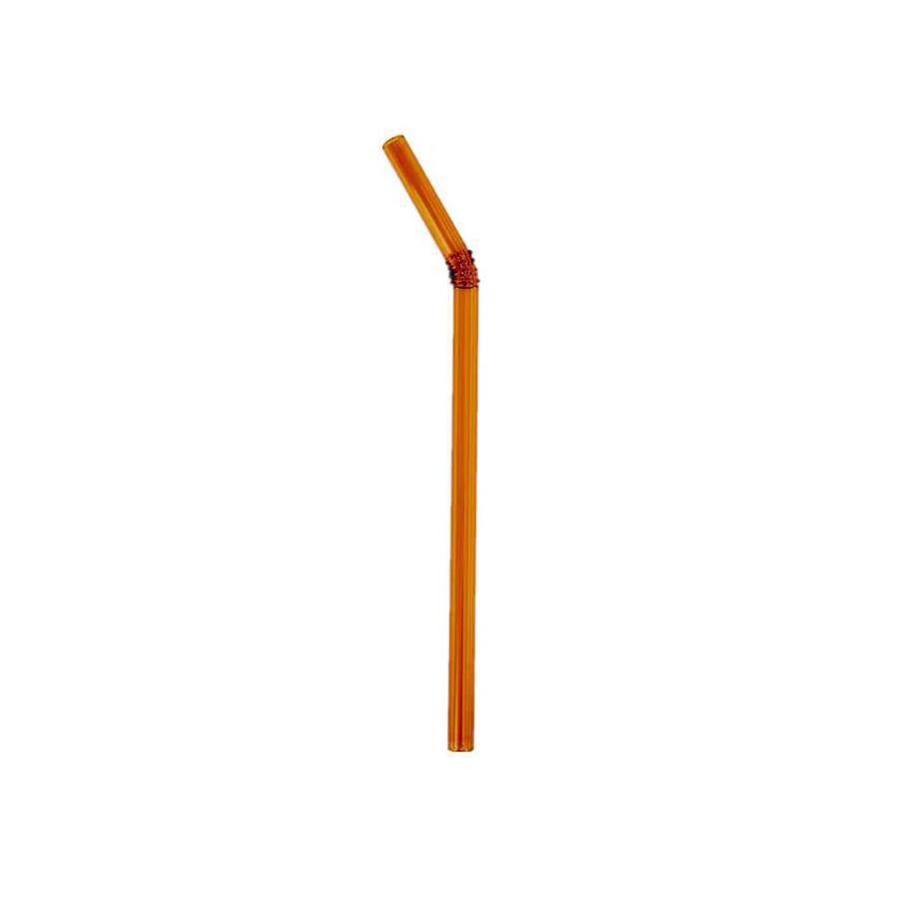20cm Reusable Glass Drinking Straw Set