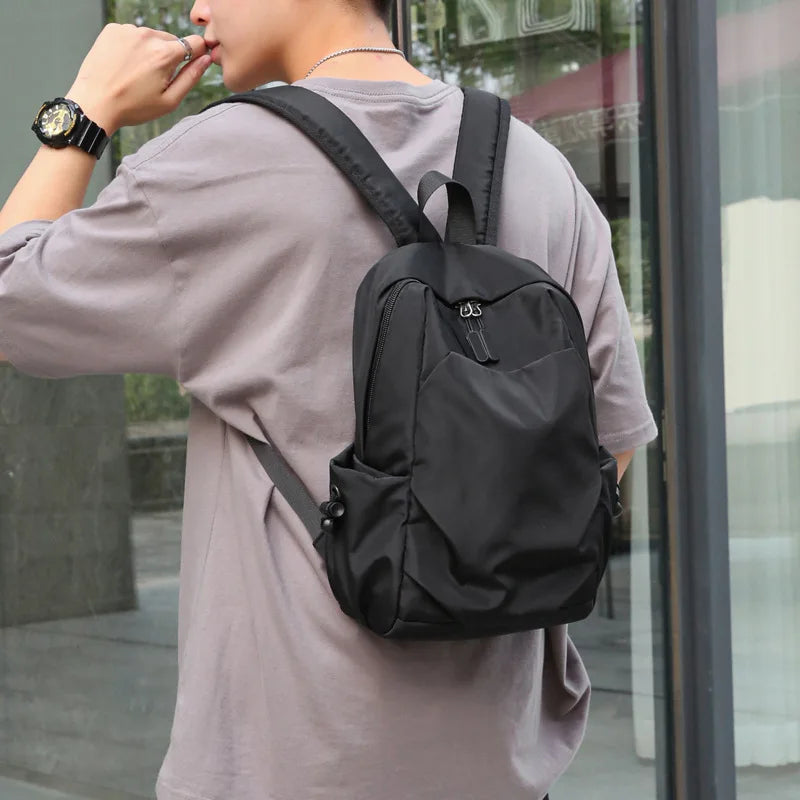 Softback Nylon Backpack – Fashionable Lightweight Travel Bag for Men