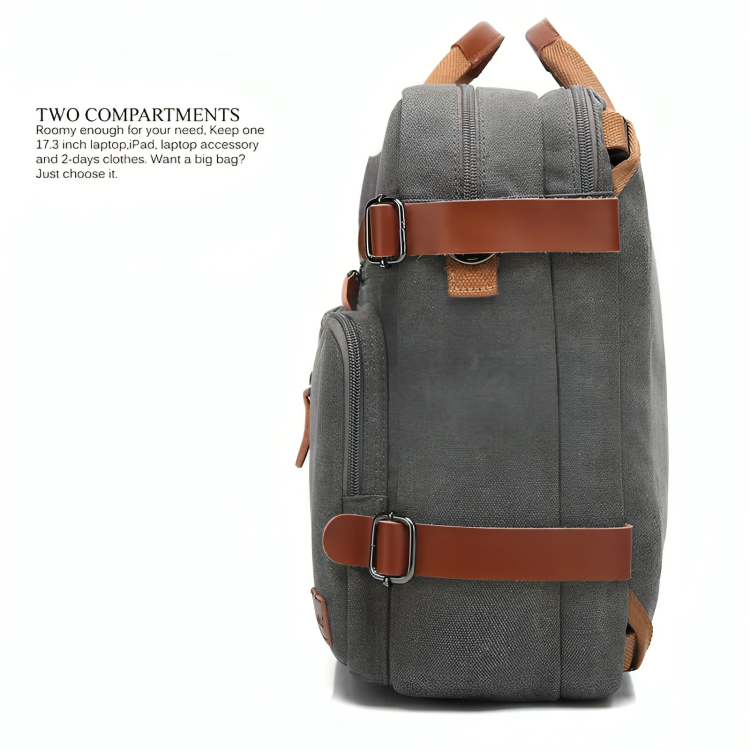 Laptop Bag Convertible Backpack Bussiness Office Briefcase Shoulder Bag Messenger Bag Computer and Tablet Carrying Case for Men and Women Work School Travel
