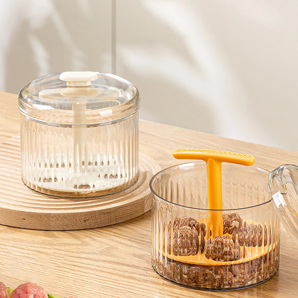 Translucent Manual Meatball Maker - 5 Balls at a Time
