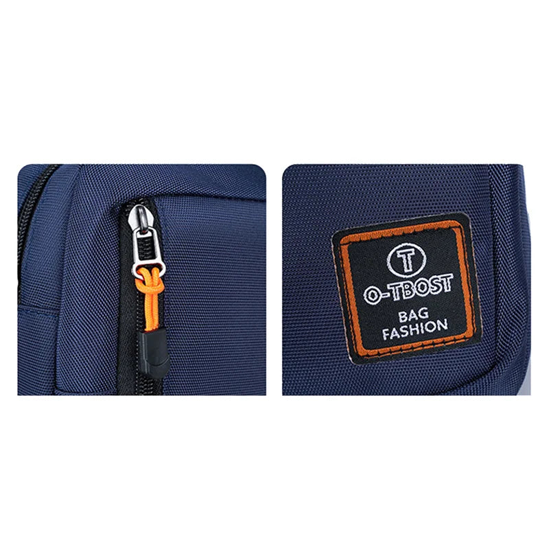 Men Sports Chest Bags Shoulder Body Bag Oxford Fashion Man Side Sling Crossbody Bag For Male Casual Handbag Travel Phone Bag